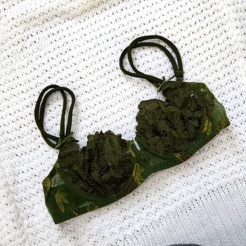 Aubade green army bra